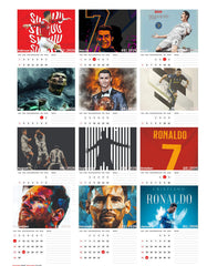Football Man Premium Table Desk Calendar
