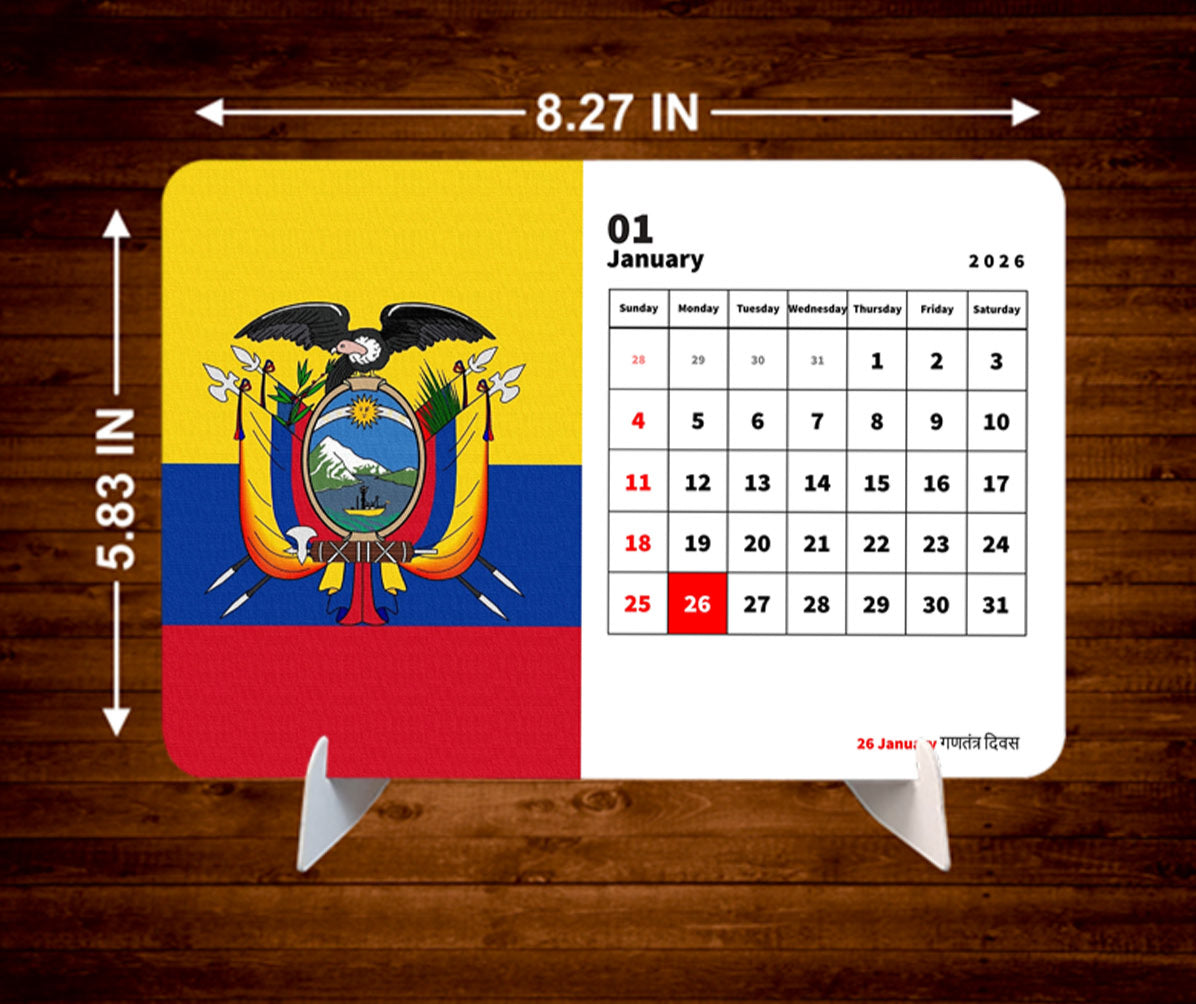 Football team Premium Table Desk Calendar