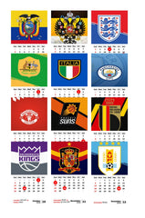 Football team Premium Table Desk Calendar