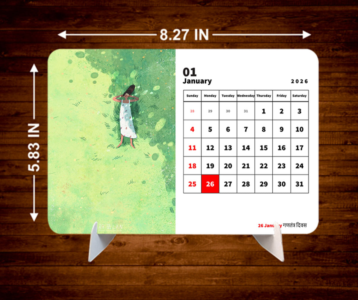 Forest Dreams Premium Table Desk Calendar