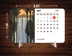 Forest Dreams Premium Table Desk Calendar – 2026