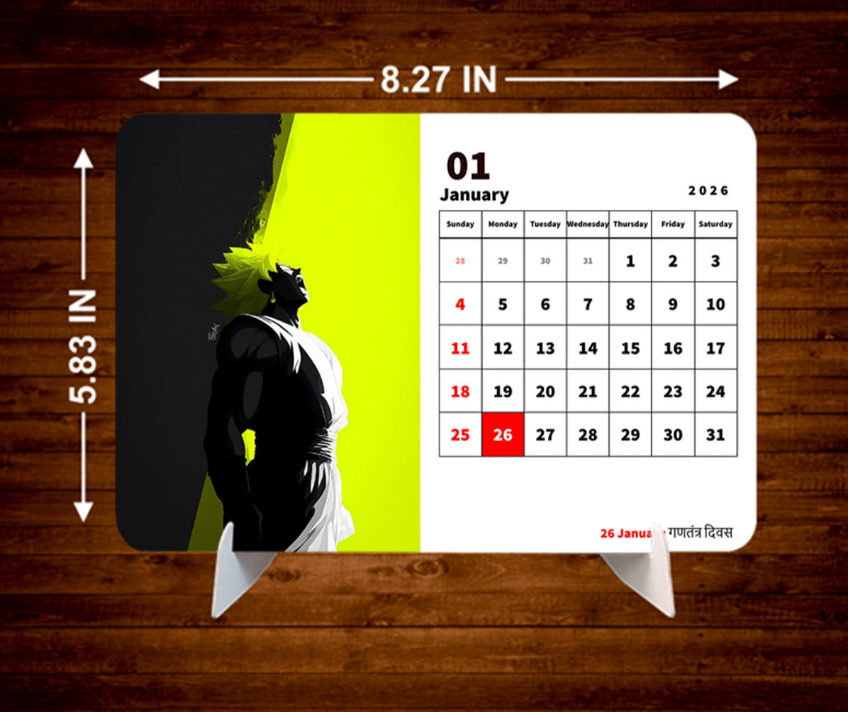 GOKU Premium Table Desk Calendar