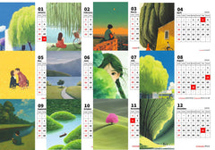 GREEN Valley Premium Table Desk Calendar