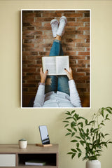 Girl Reading Book Poster | Art Posters