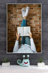 Girl Reading Book Poster | Art Posters