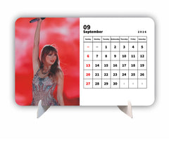 Global Pop Icon Premium Table Desk Calendar