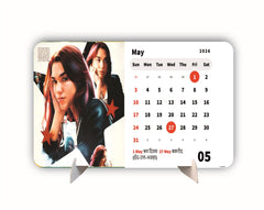 Global Pop Icon Premium Table Desk Calendar – 2026