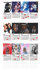 Global Pop Icon Premium Table Desk Calendar