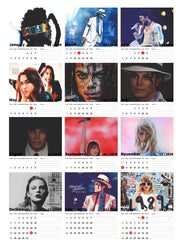 Global Pop Icon Premium Table Desk Calendar