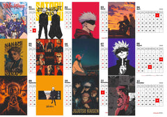 Gojo and Yuji Premium Table Desk Calendar