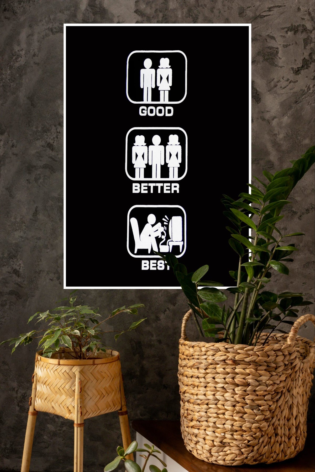 Good Better Best Poster | Gym and Motivational Quotes Posters