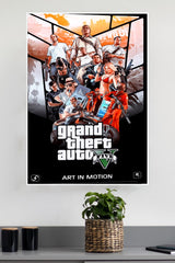 Grand Theft Auto Five Poster| Games Posters