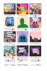 Grand Theft Auto Premium Table Desk Calendar