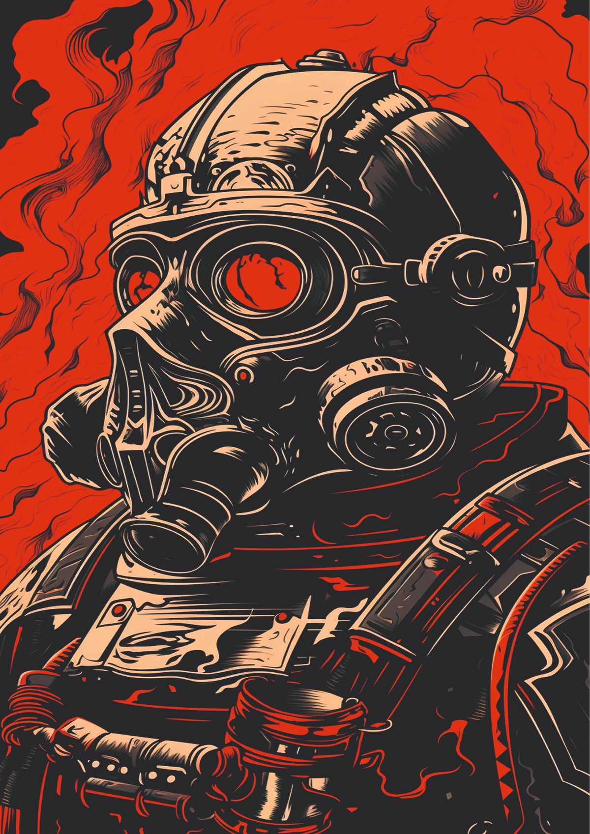 Gravity of Thought Dystopian Astronaut Wall Poster (Astronauts sky walker poster)