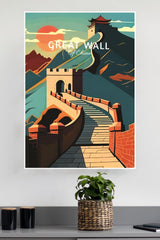 Great Wall of China Poster | City Posters