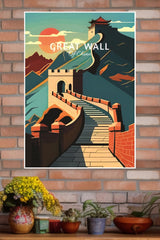 Great Wall of China Poster | City Posters