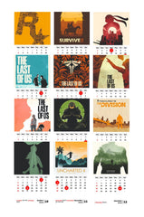 HUNTING Premium Table Desk Calendar
