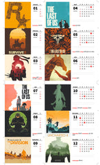 HUNTING GAME Premium Table Desk Calendar