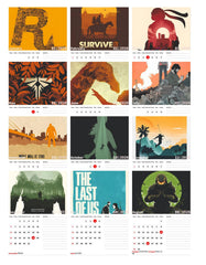 HUNTING GAME Premium Table Desk Calendar