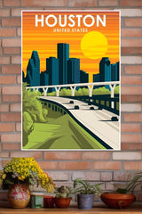 Houstion Poster | CIty Posters