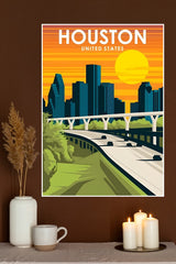 Houstion Poster | CIty Posters