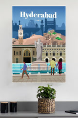 Hyderabad CIty Poster | CIty Posters