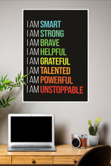 I am Smart Poster | Gym and Motivational Quotes Posters