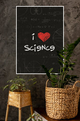 I Love Science Poster | Gym and Motivational Quotes Posters