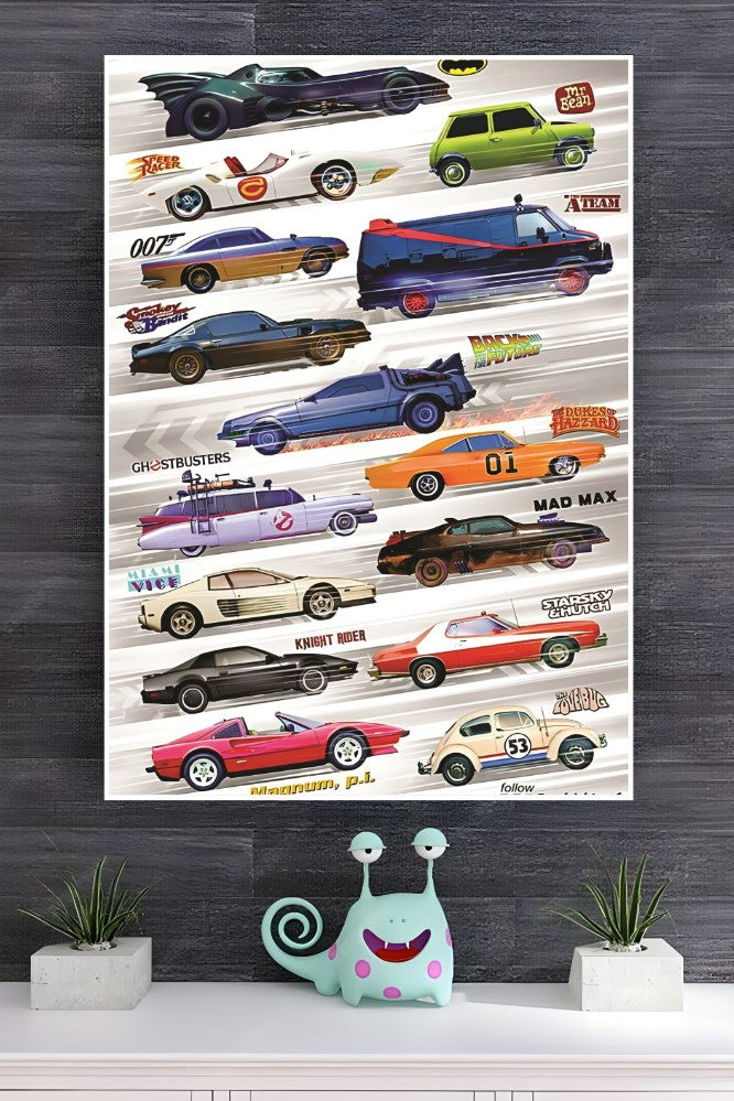 Iconic Cars Poster | Cars Posters