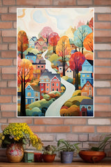 Illustrating a CIty Bursting wIth Colors Poster | CIty Posters