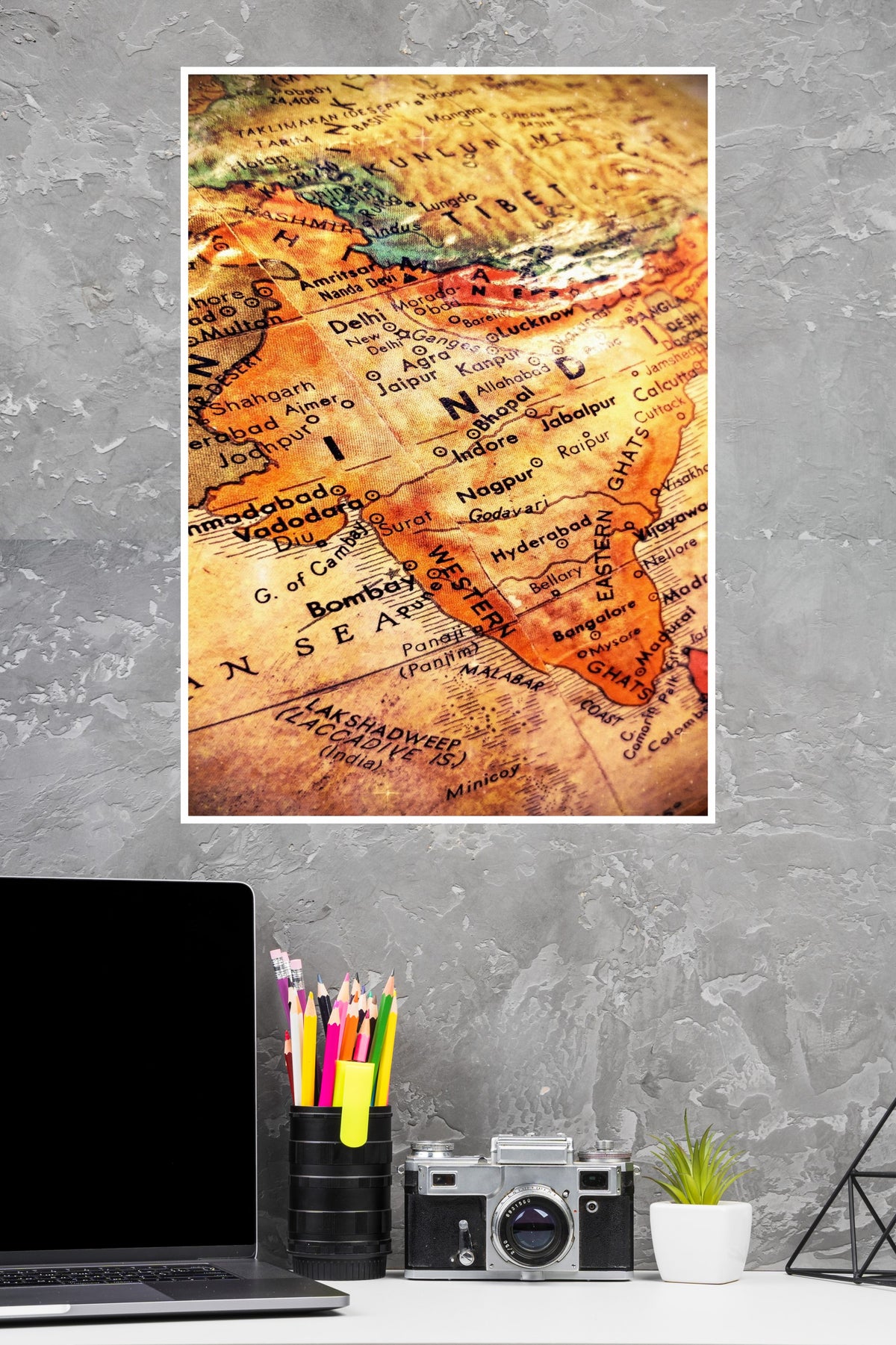 India Map Poster | Art Posters