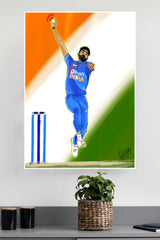 Indian Fast Bowler Jasprit Bumrah Poster | Cricketers Posters | Sports Poster