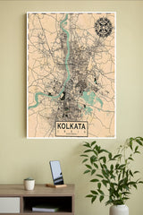 Indian State Kolkata Poster | Map Posters