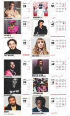 International POP Singers Premium Table Desk Calendar