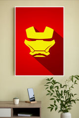 Iron Man Mask Movie Poster | Marvel Poster | Superhero Posters