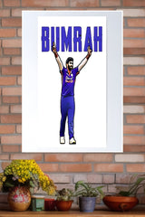 Jasprit Bumrah the Best Bowler Poster | Cricketers Posters | Sports Poster