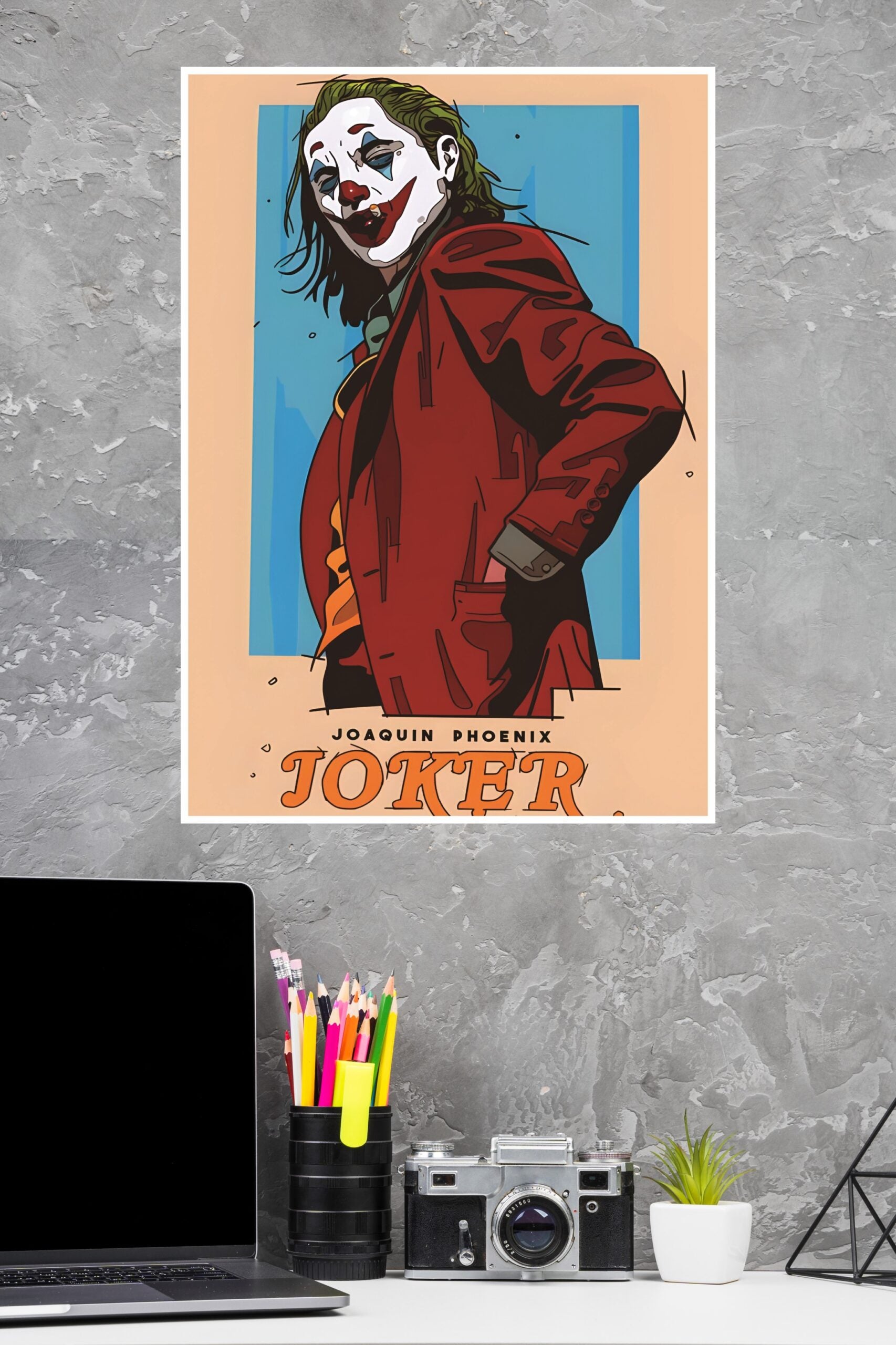 Joaquin Phoenix Joker Movie Poster | Dc Poster | Superhero Posters