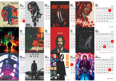John Wick Premium Table Desk Calendar