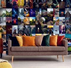 Journey of Life Wall Collage Kit - A4 Size Wall Posters Set