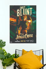 Jungle Cruise Emily Blunt Vintage Movie Wall Poster (Hollywood  Poster)