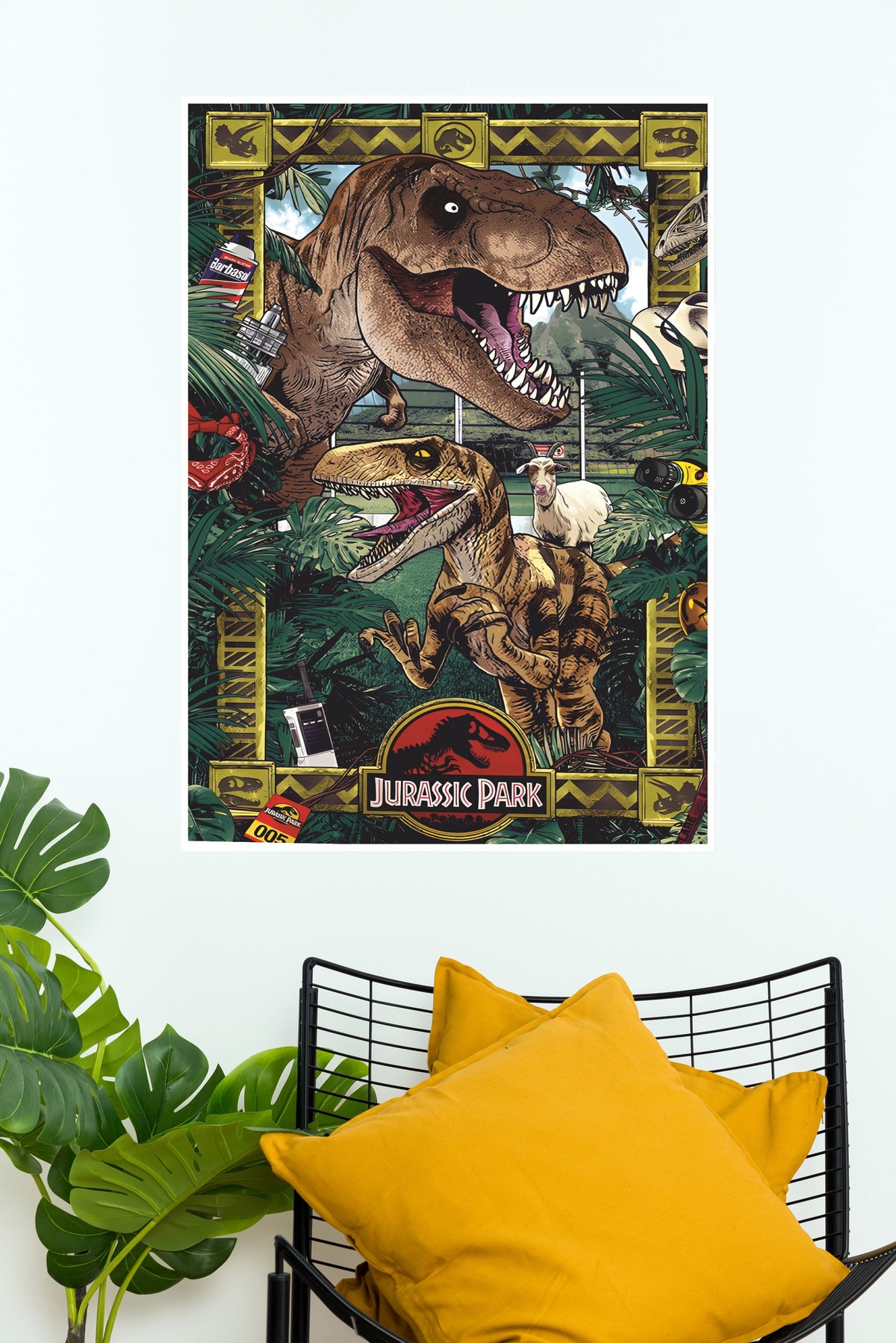 Jurassic Park Gates and Biodiversity Poster | Hollywood Movies Posters
