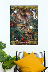 Jurassic Park Gates and Biodiversity Poster | Hollywood Movies Posters