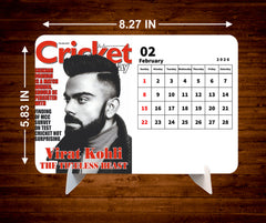 KING Virat Kohli Premium Table Desk Calendar