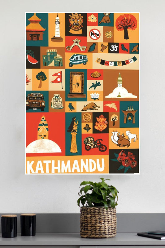 Kathmandu Poster | CIty Posters