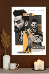 King of Cricket Virat Kohli Poster | Cricketers Posters | Sports Poster