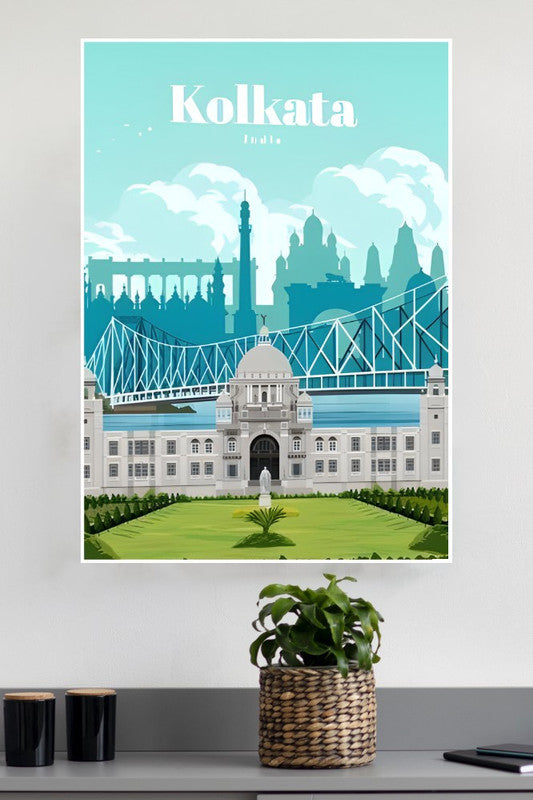 Kolkata Bridge Poster | CIty Posters