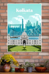 Kolkata Bridge Poster | CIty Posters