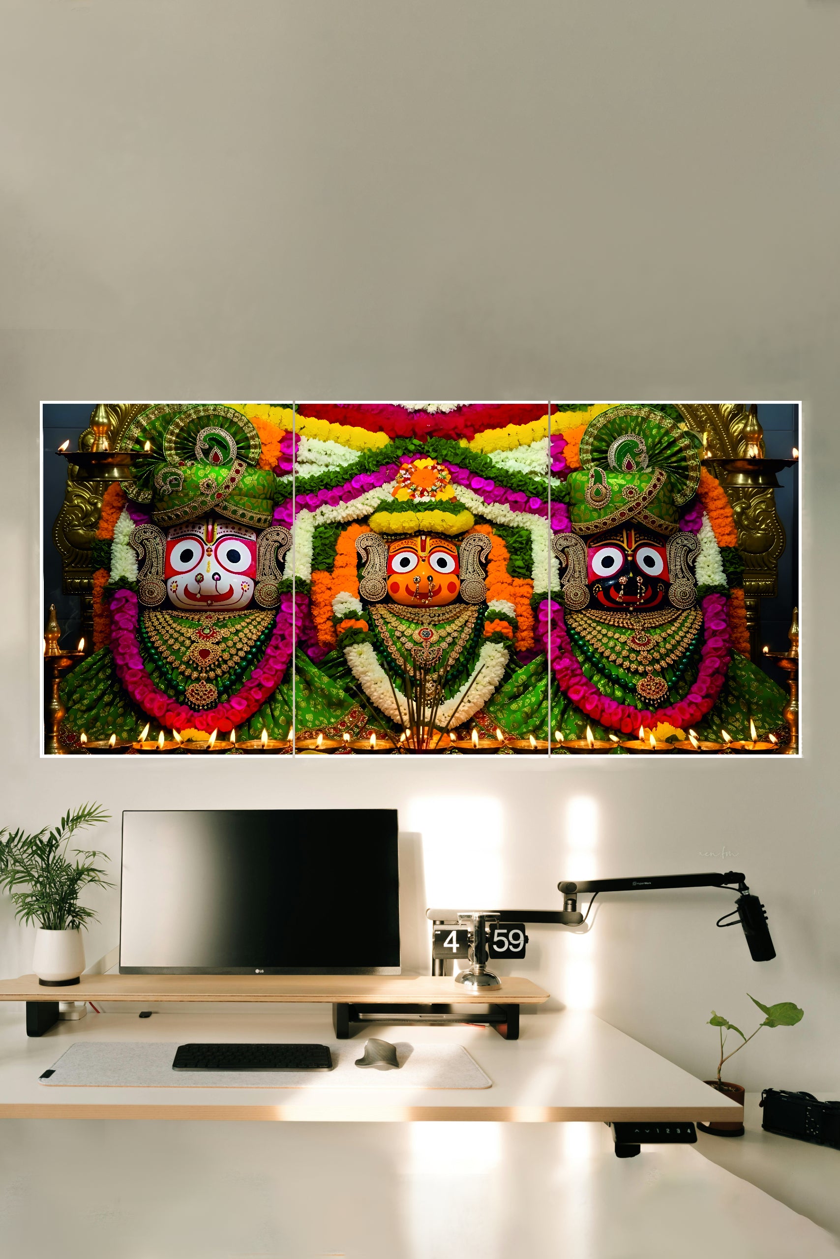 LORD-JAGANNATH-BROTHER-BALABHADRA-SISTER-SUBHADRA-Poster-|-3-Split-Poster