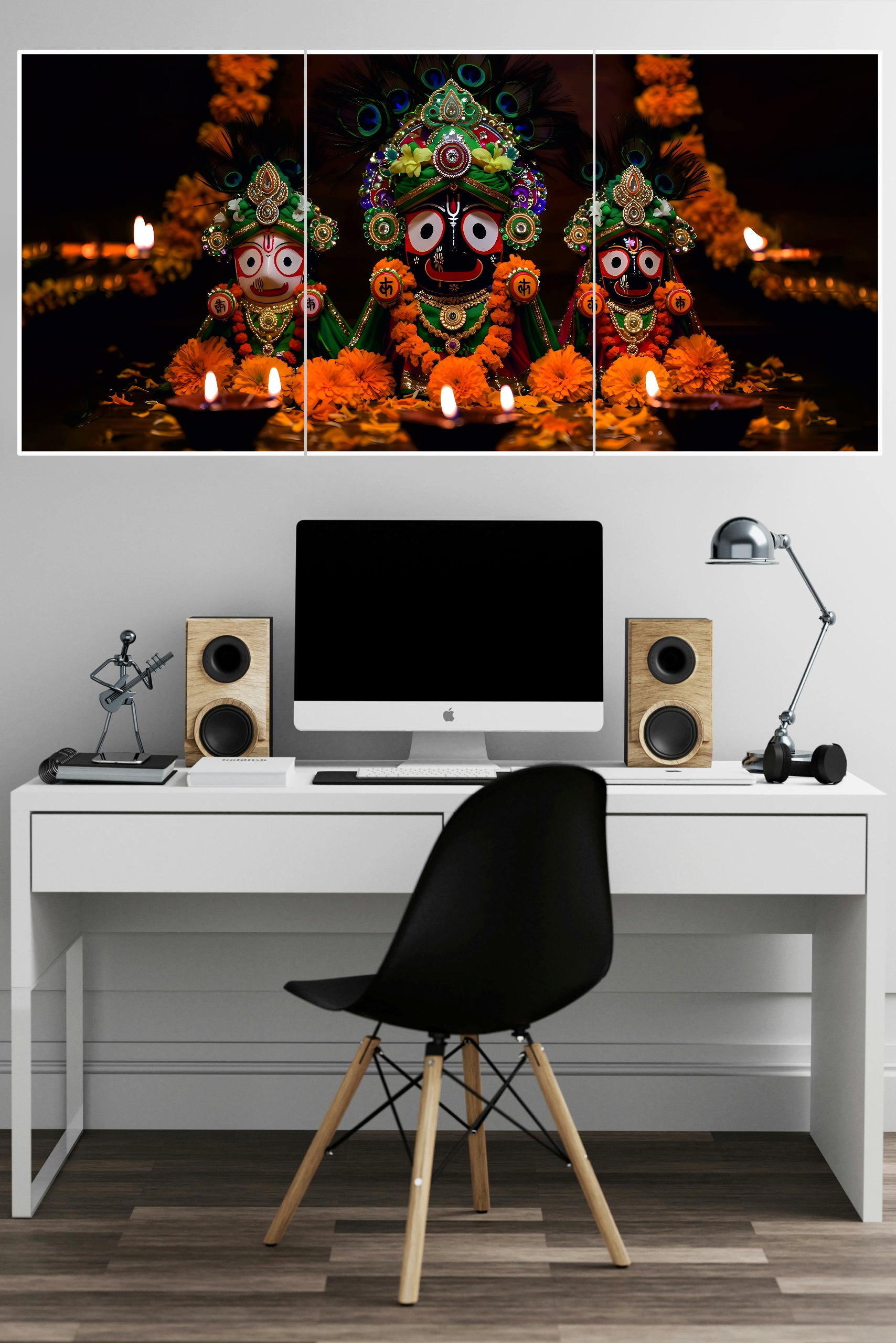 LORD-JAGANNATH,-BALABHADRA,-AND-SUBHADRA-Poster-|-3-Split-Poster