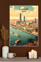 Lagos Nigeria Poster | CIty Posters